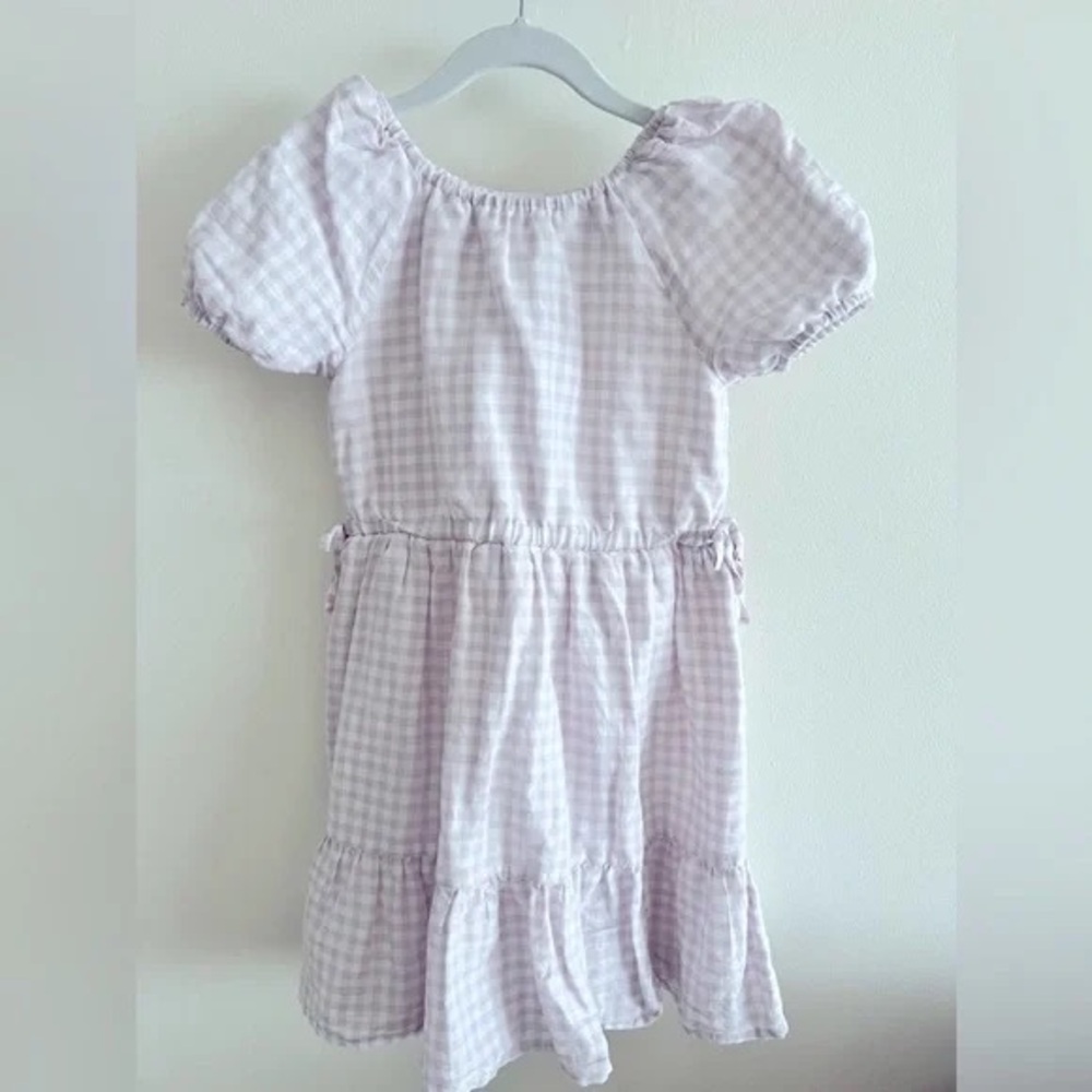 Crewcuts Lilac Gingham Dress